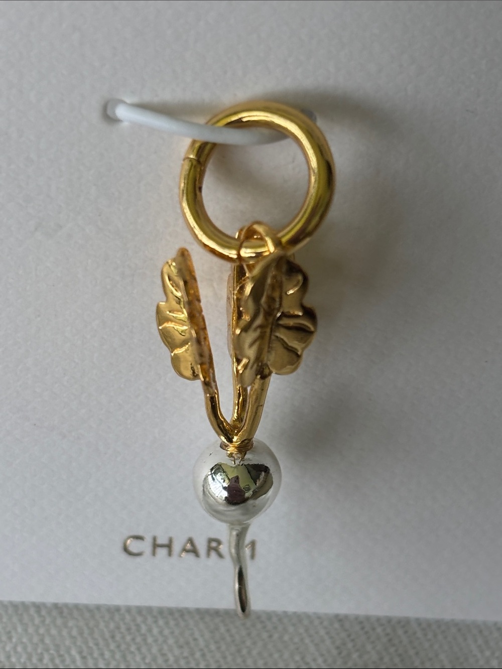NWT Madewell Charm - Gold & Silver Radish Charm